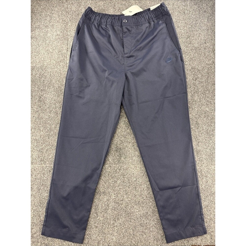 Nike Club Woven Tapered Chino Pants Men’s M Obsidian Navy NWT HJ1997-451